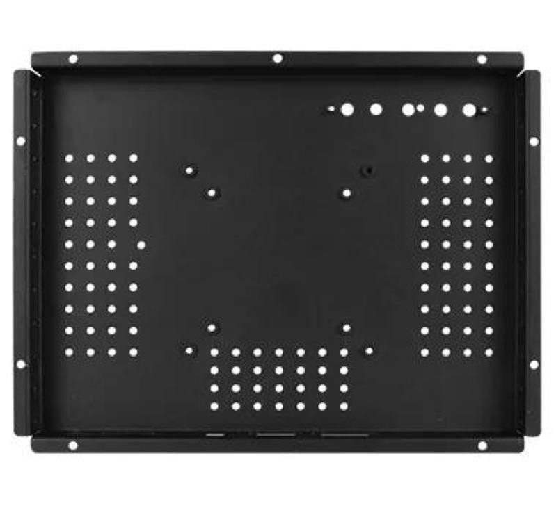 Black LCD Monitor Parts Back Cover With Aluminum Alloy Stainless Steel Material