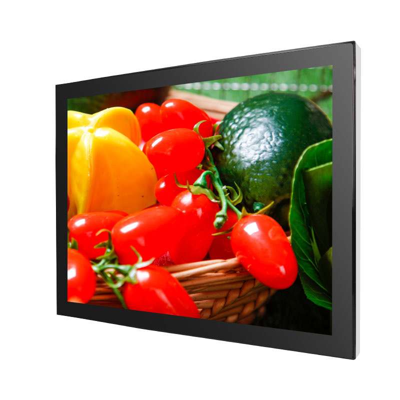 VGA / DVI 19 Inch Touch Screen Monitor With Antibacterial Function