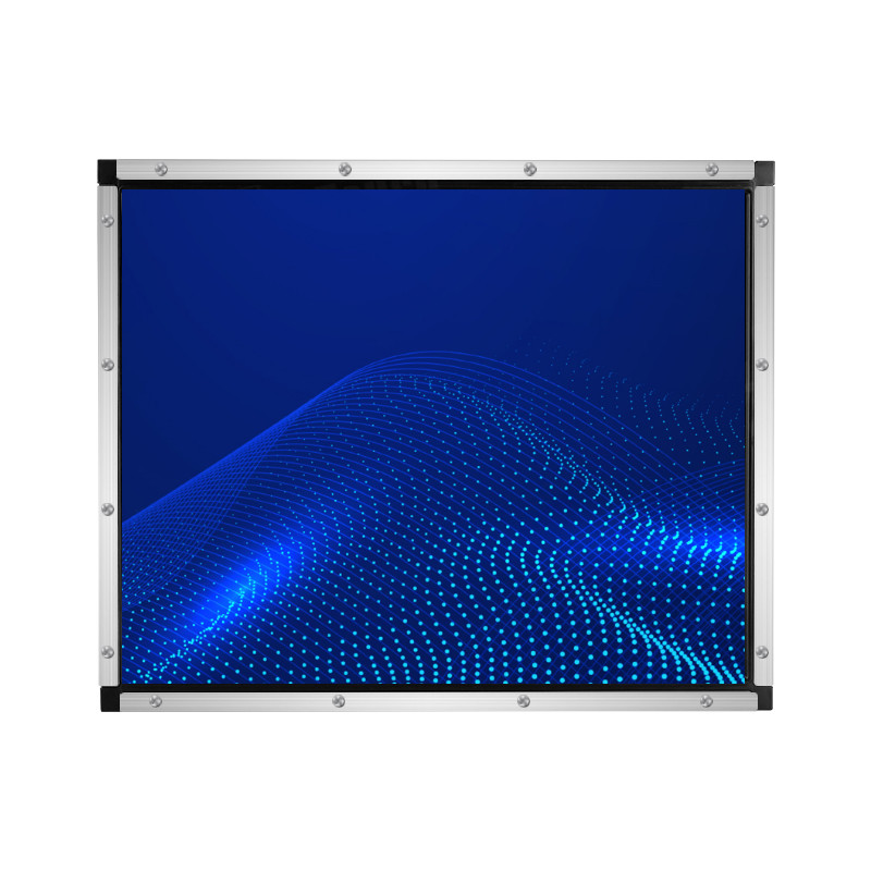 250 Nits SAW Touch Monitor , Industrial LCD Display Open Frame 17 Inch