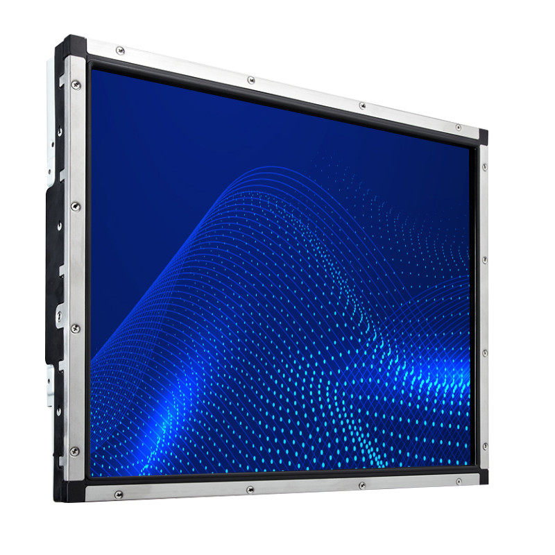250 Nits SAW Touch Monitor , Industrial LCD Display Open Frame 17 Inch