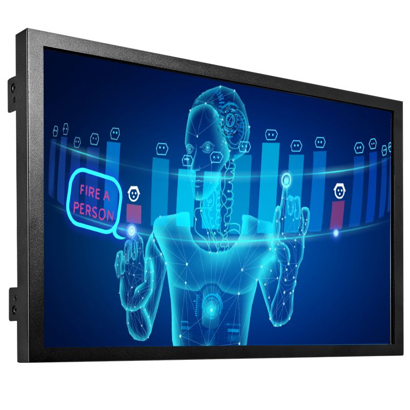 21.5 Inch SAW Touch Monitor Anti Vandal Dust Proof With LCD Screen