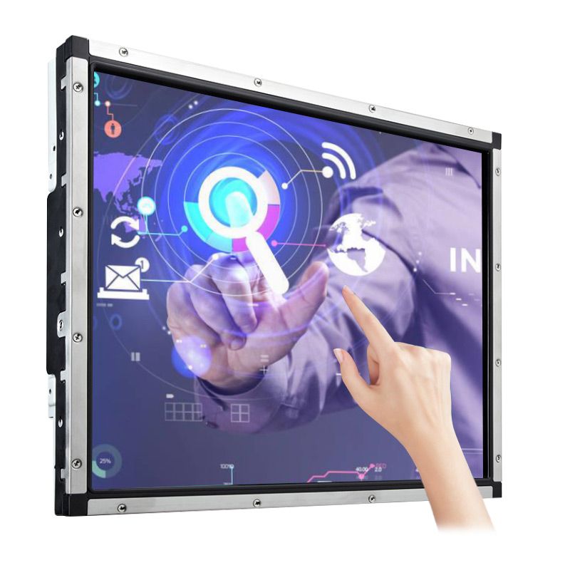 15 Inch SAW Touch Monitor Open Frame Single Touch 420 Nits Digital LCD Screen